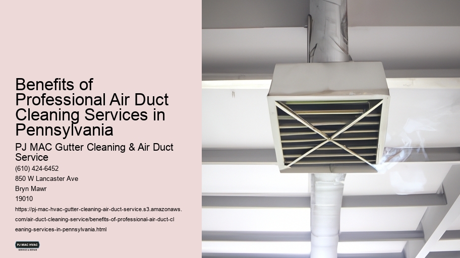 Benefits of Professional Air Duct Cleaning Services in Pennsylvania 